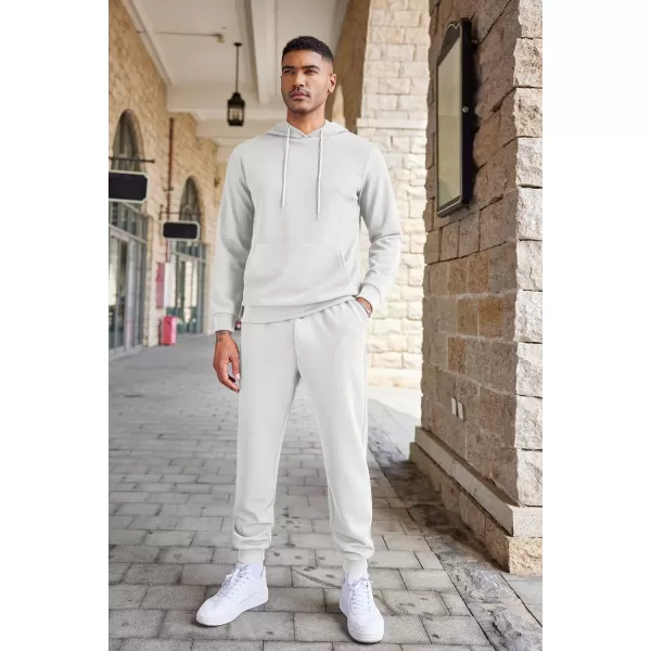 COOFANDY Men's Tracksuits 2 Pieces Waffle Hoodies Sweatsuit Sets Sports Jogging Suit Set