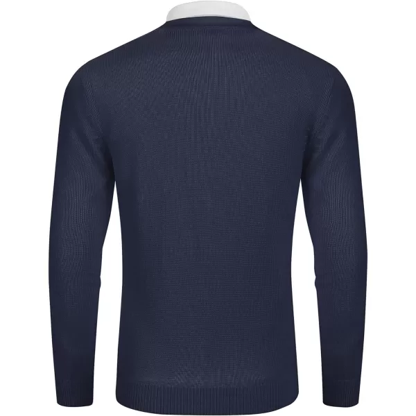 COOFANDY Men's V Neck Cardigan Sweater Casual Lightweight Button Down Knitted Cardigan Sweater