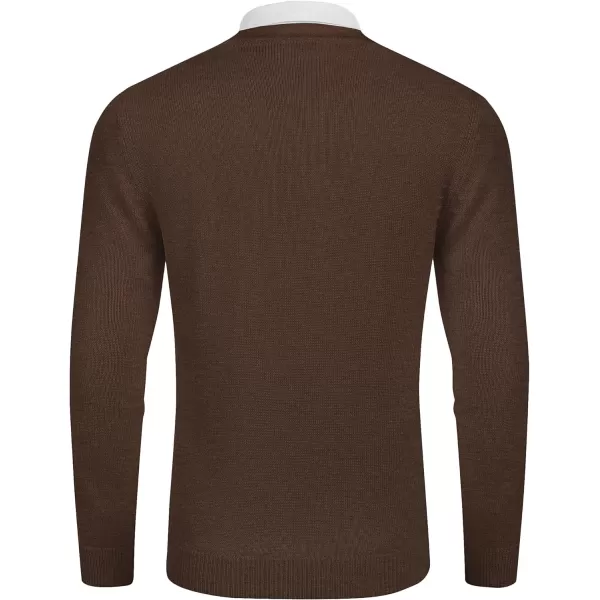 COOFANDY Men's V Neck Cardigan Sweater Casual Lightweight Button Down Knitted Cardigan Sweater