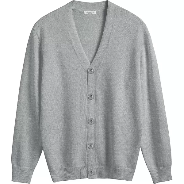 COOFANDY Men's V Neck Cardigan Sweater Casual Lightweight Button Down Knitted Cardigan Sweater