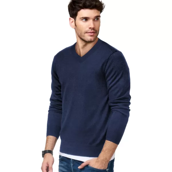 COOFANDY Mens V Neck Dress Sweater Long Sleeve Slim Fit Fashion Pullover Sweater