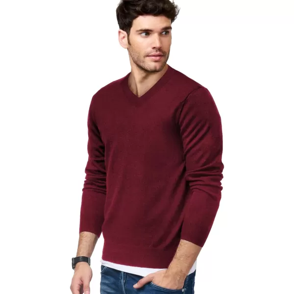 COOFANDY Mens V Neck Dress Sweater Long Sleeve Slim Fit Fashion Pullover Sweater