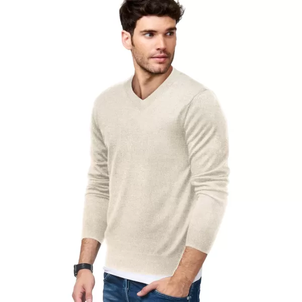COOFANDY Mens V Neck Dress Sweater Long Sleeve Slim Fit Fashion Pullover Sweater
