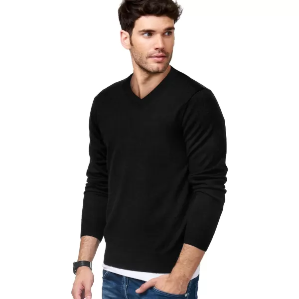 COOFANDY Mens V Neck Dress Sweater Long Sleeve Slim Fit Fashion Pullover Sweater