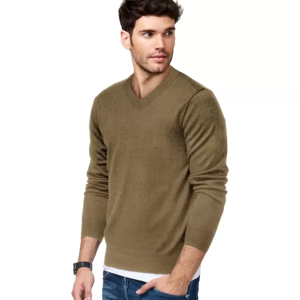 COOFANDY Mens V Neck Dress Sweater Long Sleeve Slim Fit Fashion Pullover Sweater