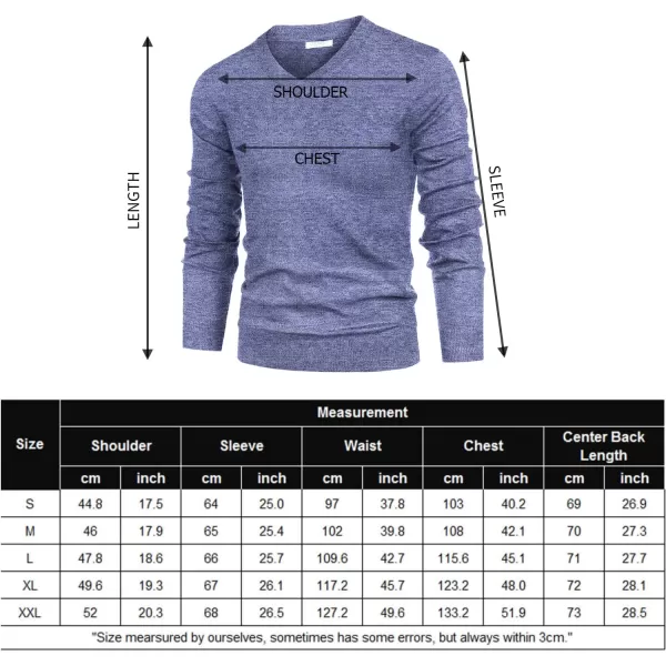 COOFANDY Mens V Neck Dress Sweater Long Sleeve Slim Fit Fashion Pullover Sweater