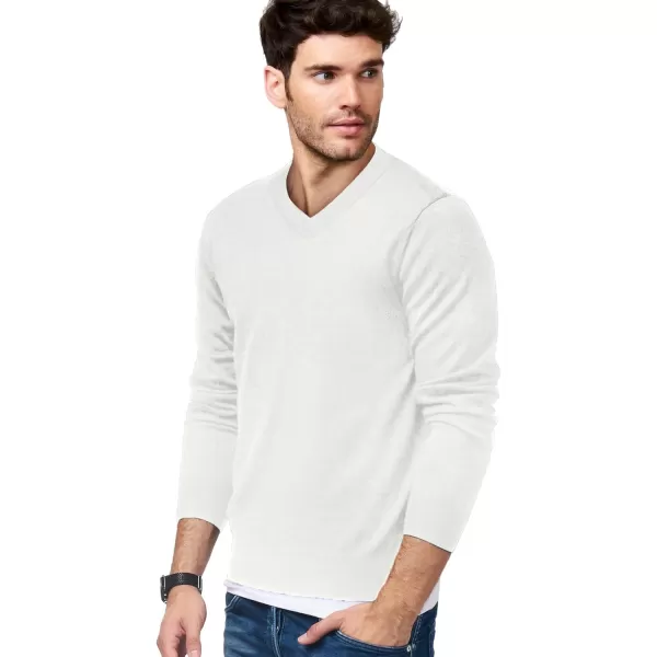 COOFANDY Mens V Neck Dress Sweater Long Sleeve Slim Fit Fashion Pullover Sweater