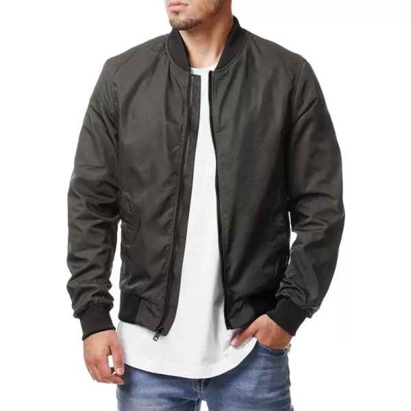 COOFANDY Men Bomber Jackets Lightweight Windbreaker Jacket Casual Softshell Flight Fashion Winter Fall Coat with Pocket