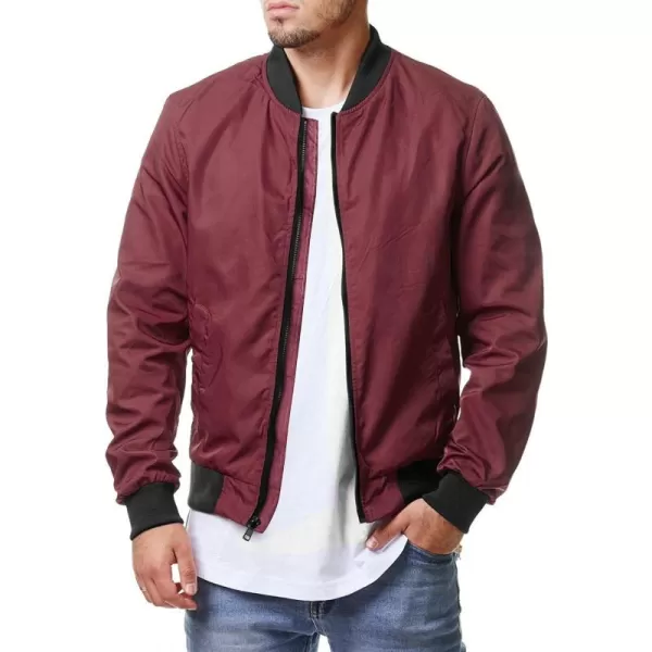 COOFANDY Men Bomber Jackets Lightweight Windbreaker Jacket Casual Softshell Flight Fashion Winter Fall Coat with Pocket