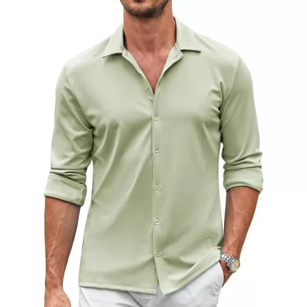 COOFANDY Men's Casual Button Down Shirt Wrinkle Free Shirts Long Sleeve Dress Shirt