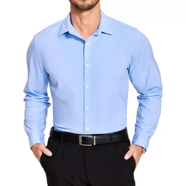 COOFANDY Men's Dress Shirt Wrinkle Free Long Sleeve Button Down Formal Shirts