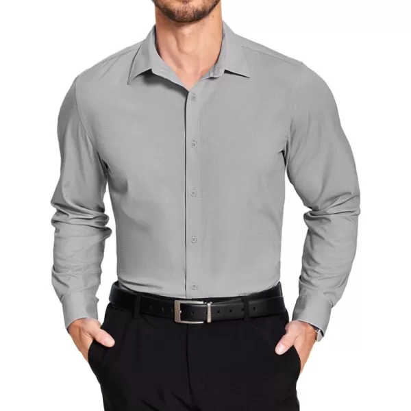 COOFANDY Men's Dress Shirt Wrinkle Free Long Sleeve Button Down Formal Shirts