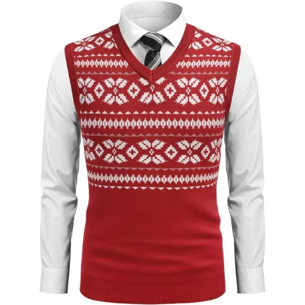 COOFANDY Men's Sleeveless Sweater Vest Lightweight V-Neck Cotton Vest Pullover