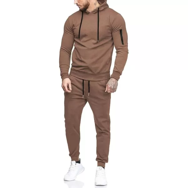 COOFANDY Men's Tracksuit 2 Piece Hooded Athletic Sweatsuits Casual Running Jogging Sport Suit Sets