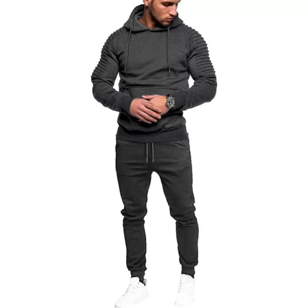 COOFANDY Men's Tracksuit 2 Piece Hoodie Sweatsuit Sets Casual Jogging Athletic Suits