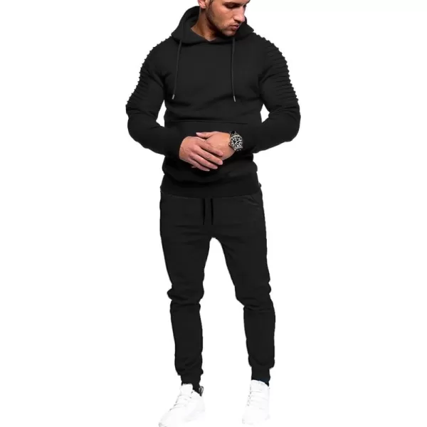 COOFANDY Men's Tracksuit 2 Piece Hoodie Sweatsuit Sets Casual Jogging Athletic Suits