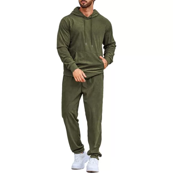 COOFANDY Men's Tracksuit 2 Piece Set Hoodie Sweatsuits Athletic Jogging Suits Casual Sports Outfits