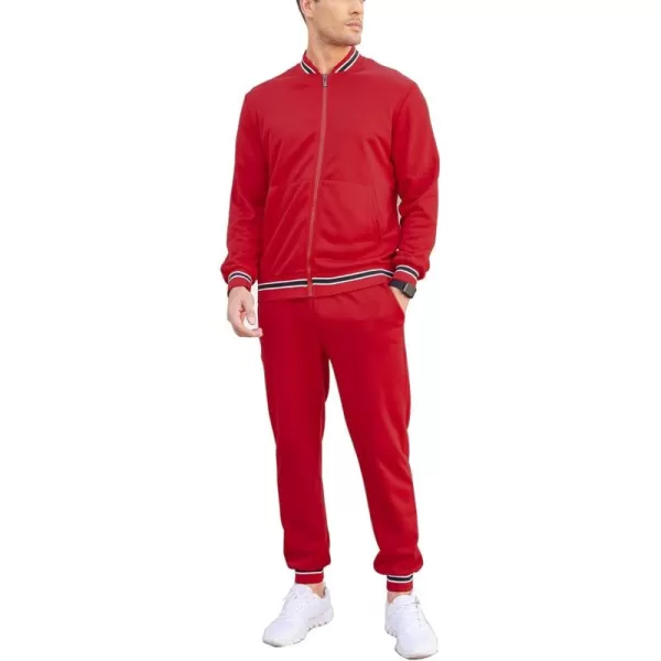COOFANDY Men's Tracksuit 2 Piece Zip Up Sweatsuits Casual Athletic Jogging Suit Sets With Pockets