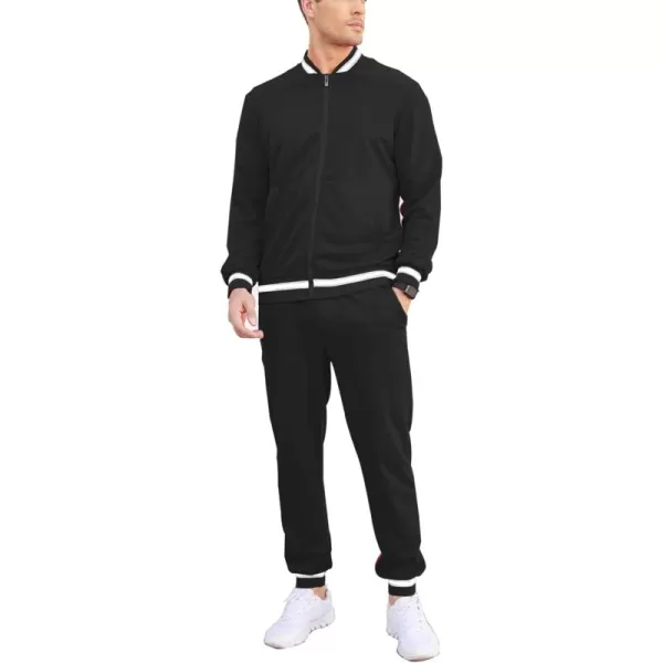 COOFANDY Men's Tracksuit 2 Piece Zip Up Sweatsuits Casual Athletic Jogging Suit Sets With Pockets