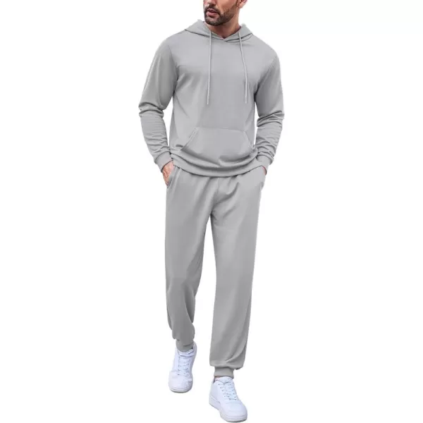 COOFANDY Men's Tracksuit 2 Pieces Long Sleeve Sets Casual Hooded Sweatsuits Jogging Suits