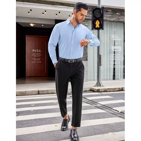 COOFANDY Men's Dress Shirts Long Sleeve Button Up Shirts Formal Business Shirt