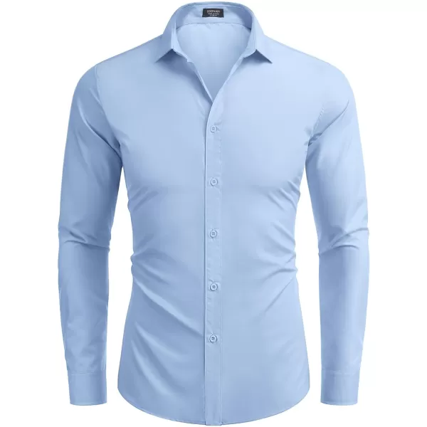 COOFANDY Men's Dress Shirts Long Sleeve Button Up Shirts Formal Business Shirt
