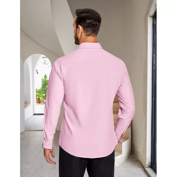 COOFANDY Men's Dress Shirts Long Sleeve Button Up Shirts Formal Business Shirt