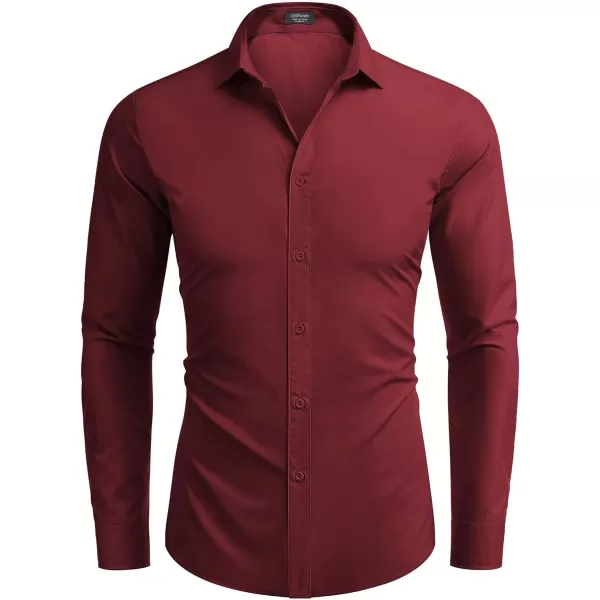COOFANDY Men's Dress Shirts Long Sleeve Button Up Shirts Formal Business Shirt