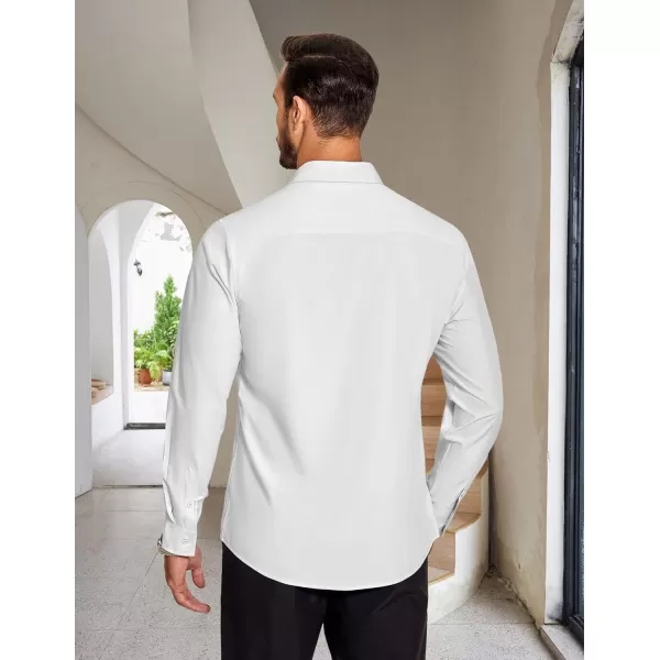 COOFANDY Men's Dress Shirts Long Sleeve Button Up Shirts Formal Business Shirt