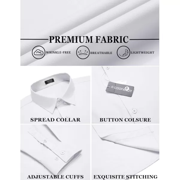 COOFANDY Men's Dress Shirts Long Sleeve Button Up Shirts Formal Business Shirt