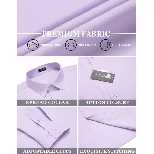 COOFANDY Men's Dress Shirts Long Sleeve Button Up Shirts Formal Business Shirt