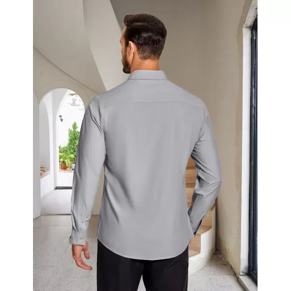 COOFANDY Men's Dress Shirts Long Sleeve Button Up Shirts Formal Business Shirt