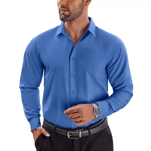 COOFANDY Men's Dress Shirts Long Sleeve Button Up Shirts Formal Business Shirt