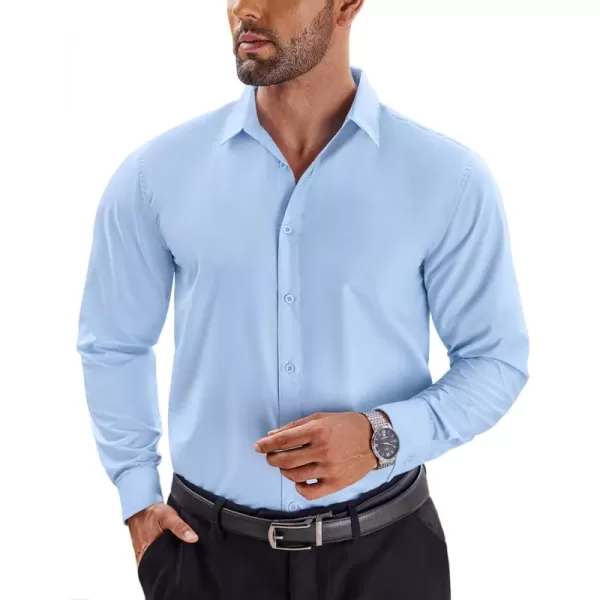 COOFANDY Men's Dress Shirts Long Sleeve Button Up Shirts Formal Business Shirt