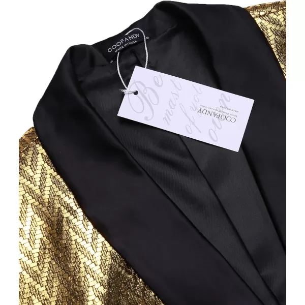 COOFANDY Men's Tuxedo Jacket Slim Fit Shawl Lapel Blazer Suit Jackets for Party Prom Wedding Dinner