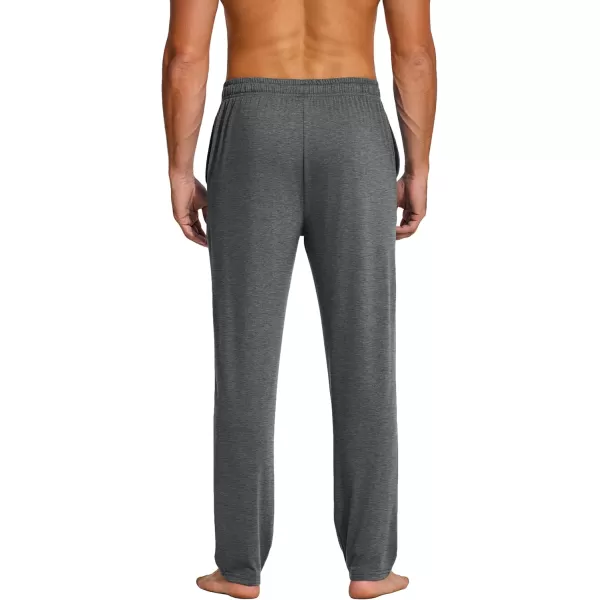 COOFANDY Men's Yoga Sweatpants Lightweight Open Bottom Lounge Pants Casual Drawstring Jogger Pants with Pockets