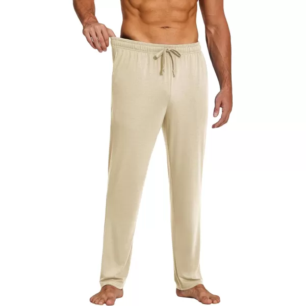 COOFANDY Men's Yoga Sweatpants Lightweight Open Bottom Lounge Pants Casual Drawstring Jogger Pants with Pockets