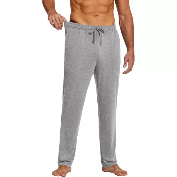 COOFANDY Men's Yoga Sweatpants Lightweight Open Bottom Lounge Pants Casual Drawstring Jogger Pants with Pockets