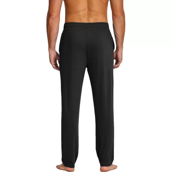 COOFANDY Men's Yoga Sweatpants Lightweight Open Bottom Lounge Pants Casual Drawstring Jogger Pants with Pockets