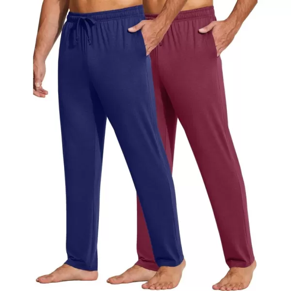 COOFANDY Men's Yoga Sweatpants Lightweight Open Bottom Lounge Pants Casual Drawstring Jogger Pants with Pockets