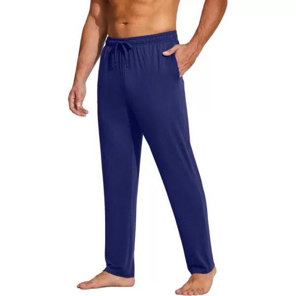 COOFANDY Men's Yoga Sweatpants Lightweight Open Bottom Lounge Pants Casual Drawstring Jogger Pants with Pockets
