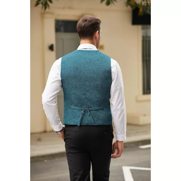 COOFANDY Men's Casual Business Vests Lightweight Waistcoat Slim Fit Suit Vest
