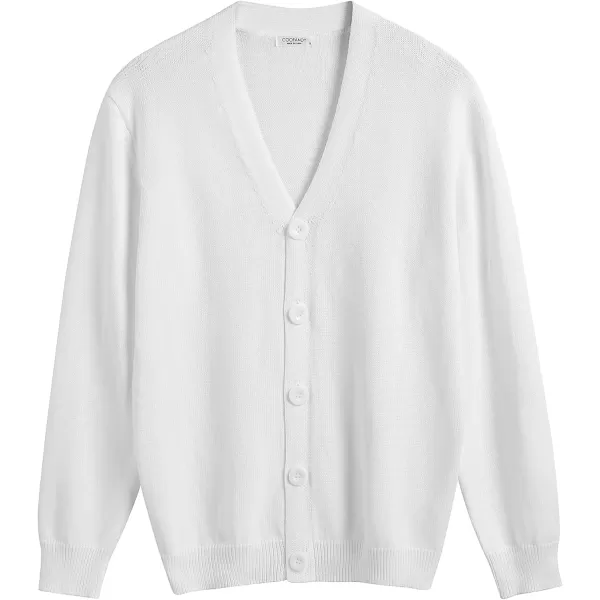 COOFANDY Men's V Neck Cardigan Sweater Casual Lightweight Button Down Knitted Cardigan Sweater