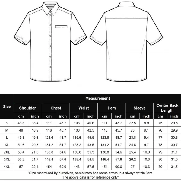 COOFANDY Mens Casual Linen Shirt Short Sleeve Button Down Shirt Summer Beach Hawaiian Shirts