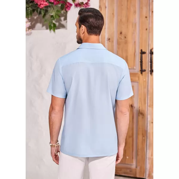 COOFANDY 2024 Hawaiian Shirts for Men Short Sleeve Button Up Tropical Summer Beach Shirt with Pocket