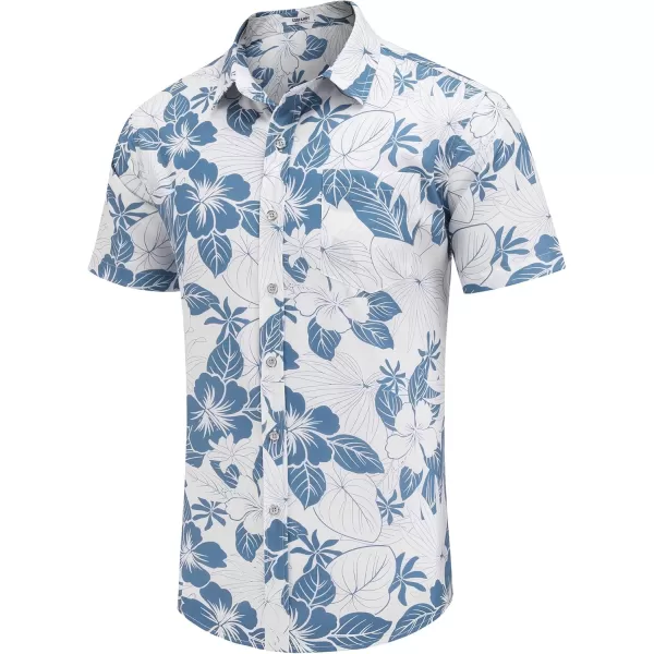 COOFANDY 2024 Hawaiian Shirts for Men Short Sleeve Button Up Tropical Summer Beach Shirt with Pocket