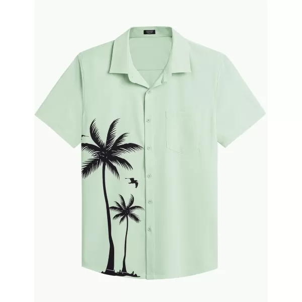 COOFANDY 2024 Hawaiian Shirts for Men Short Sleeve Button Up Tropical Summer Beach Shirt with Pocket