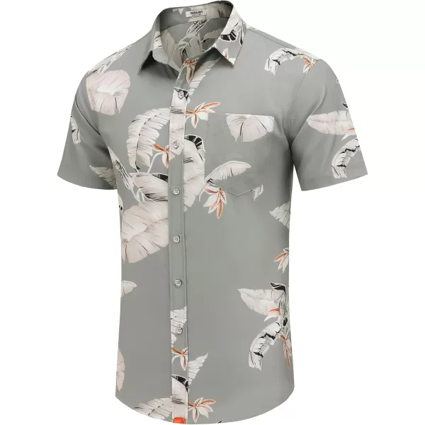 COOFANDY 2024 Hawaiian Shirts for Men Short Sleeve Button Up Tropical Summer Beach Shirt with Pocket