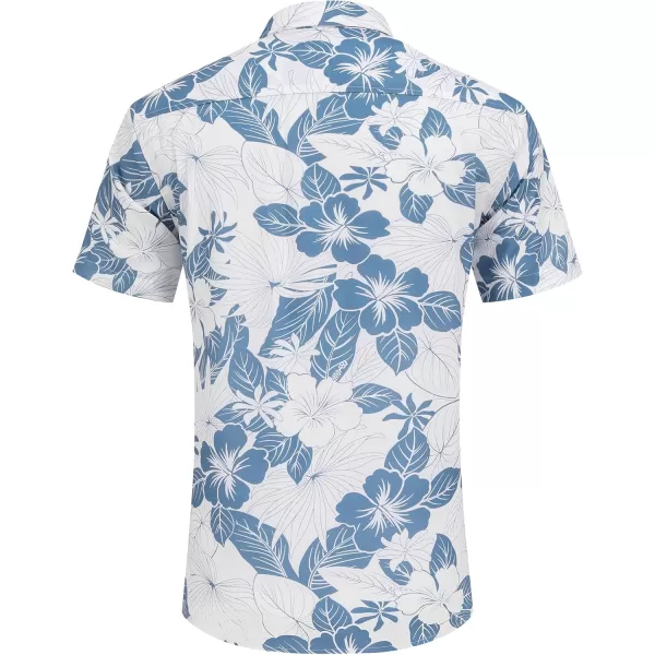 COOFANDY 2024 Hawaiian Shirts for Men Short Sleeve Button Up Tropical Summer Beach Shirt with Pocket