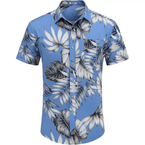 COOFANDY 2024 Hawaiian Shirts for Men Short Sleeve Button Up Tropical Summer Beach Shirt with Pocket